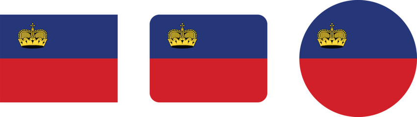 Obraz premium Lesotho Flag Designs in Various Shapes
