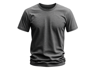 Gray t shirt, casual wear, short sleeves, comfortable fabric, unisex style, plain design, versatile clothing