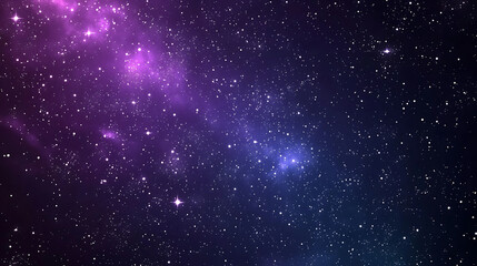 A starry night sky with a purple hue