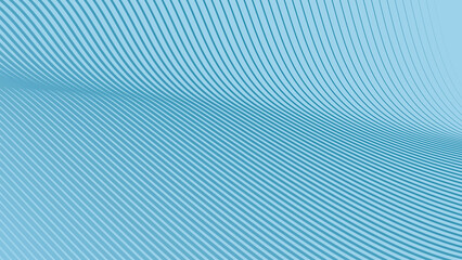 Azure Sky blue abstract background with stripes curve line