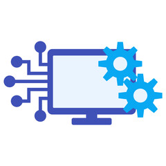 Smart Artificial Intelligence Symbol