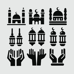 Ramadan Kareem Vector Icons