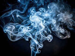 Obraz premium High-resolution PNGs: whimsical, macro smoke photography. Abstract backgrounds & detailed textures.