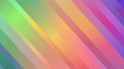 Colorful Geometric Composition with Simple Lines and Shapes