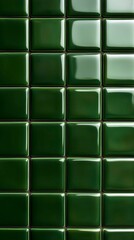 Emerald Green Tile Texture Backdrop Surface Pattern Glazed Ceramic Wall Covering Abstract Design