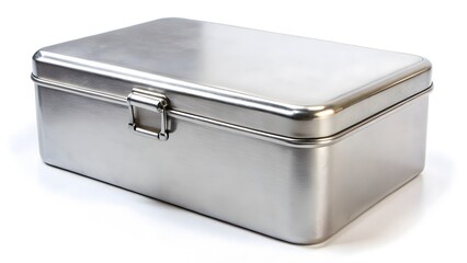 Stainless Steel Rectangular Box with Clasp