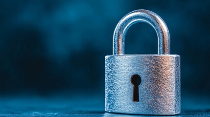 secure your future with a sleek metal padlock image for trust and protection