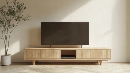 Wooden cabinet for placing televisions