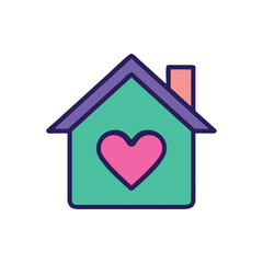 Mental Health Home Care Icon