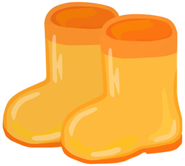 長靴のイラスト ベクター素材