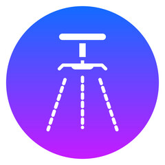 Gradient Glyph Ceiling Fire Sprinkler Square Icon