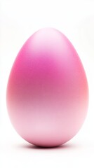 coloured easter egg. pink gradation colored easter egg.