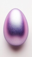 coloured easter egg. silver gradation colored easter egg.
