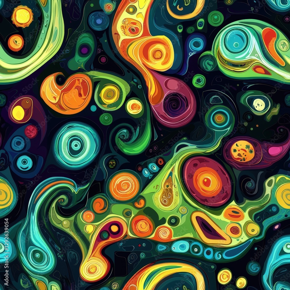 Poster captivating colorful abstract background featuring a mixture of shades and patterns for visual impac