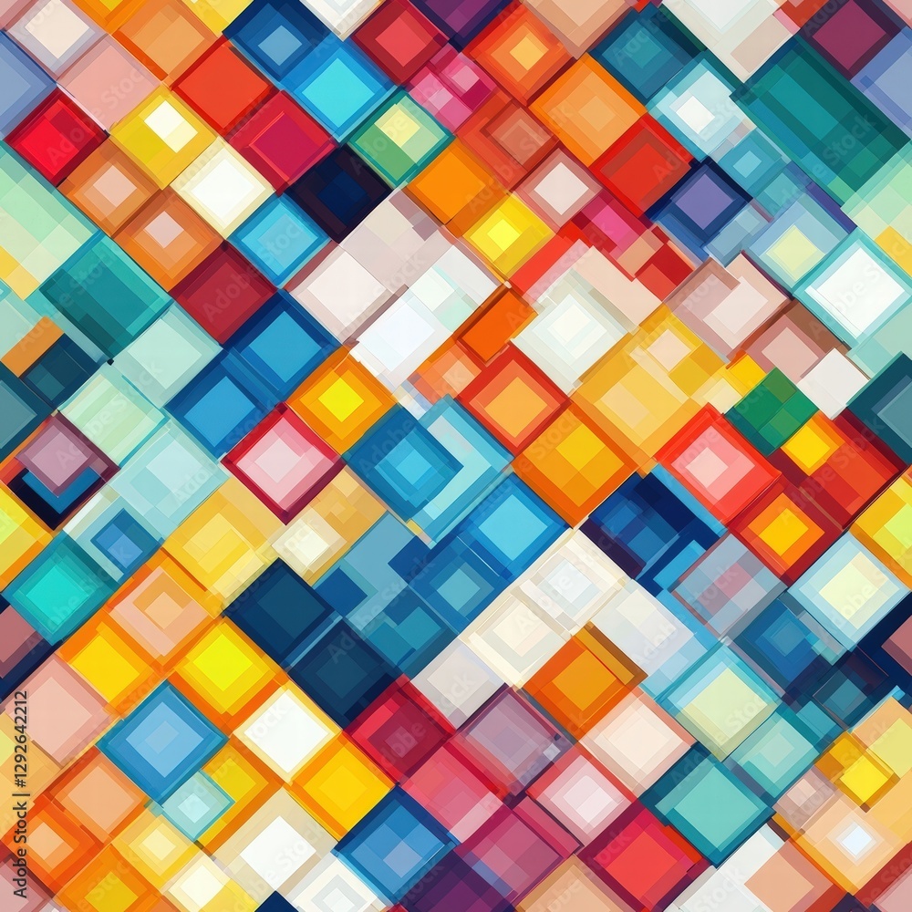 Aufkleber striking and colorful pattern that blends various hues for a captivating visual experience