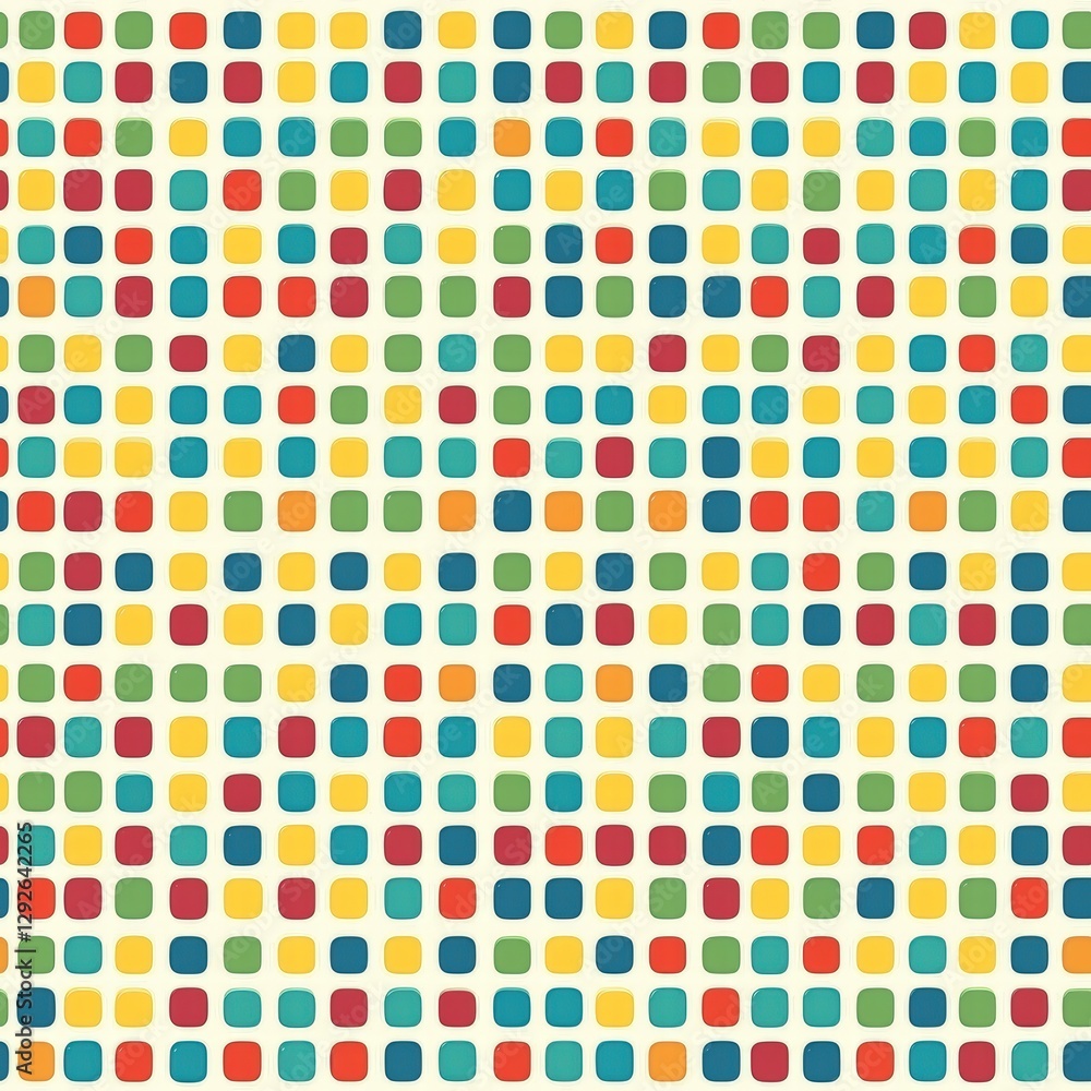 Poster bright and colorful pattern showcasing a dynamic blend of colors in an artistic visual arrangement