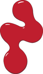 Nail polish formulation red color hand