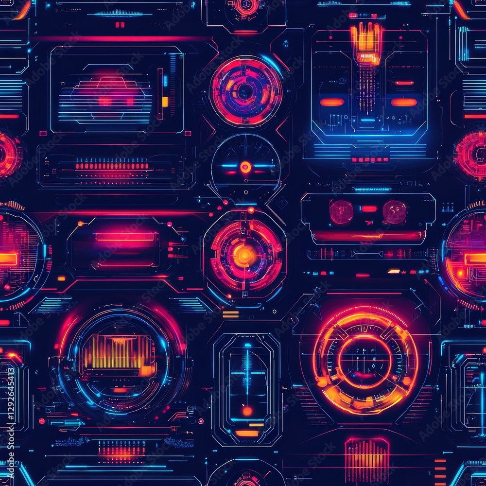Poster advanced futuristic background emphasizing a sleek design with modern aesthetics and technology