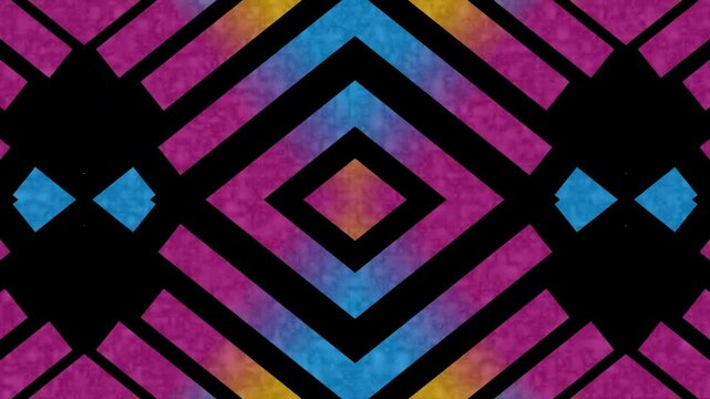 Retro or vintage animation colorful background. Abstract style and pattern