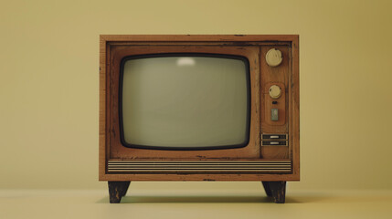 vintage tv set