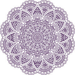 Beautiful flower art and mandala vector design