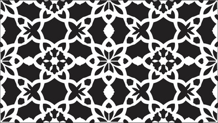 Beautiful Islamic Pattern with Arabic and Ottoman-Inspired Details