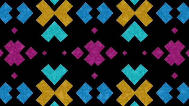 Retro or vintage animation colorful background. Abstract style and pattern