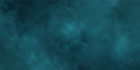Obraz premium Abstract blue watercolor painting grunge paper texture. Bright blue cloudy sky surface background. Atmospheric Deep Blue Hues with clouds. Grunge wall with old scratched vintage grunge.