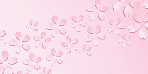 桜　和紙　模様　背景　