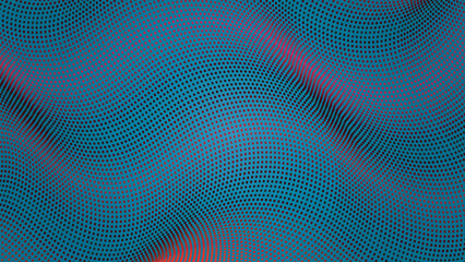 Obraz premium Abstract halftone dots. Halftone wave dots background. vector