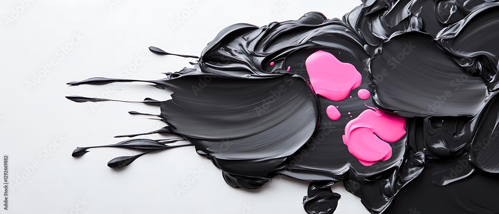 Poster dynamic paint mixing action creative studio abstract art minimalist environment close-up view color 