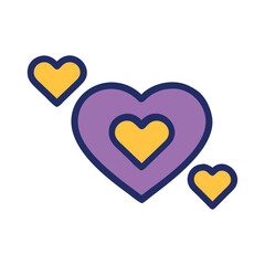 Anniversary Love Decoration Icon