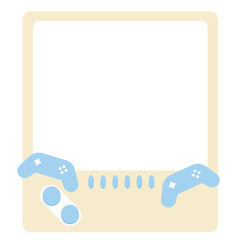 Cute Game Console Frame