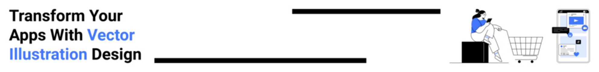 Shopping cart, delivery box, and mobile device display concepts for online shopping, secure checkout, digital payment. Ideal for e-commerce, mobile apps, online stores, fintech UIUX design