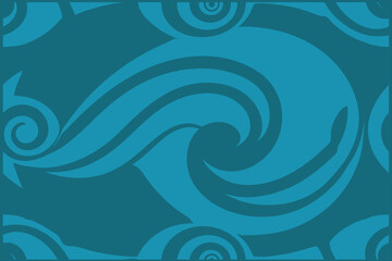  Abstract Eco Wave Silhouette Background – Modern Nature-Inspired Design.