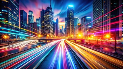 Obraz premium Long exposure stock images. High-quality graphics for design projects.