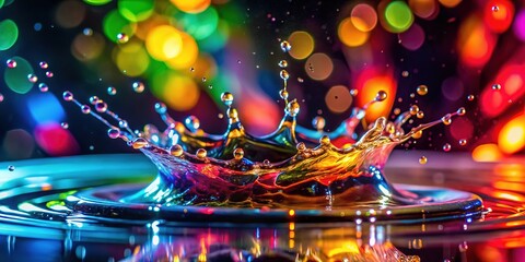 Nighttime effects, blurred low light artistry.