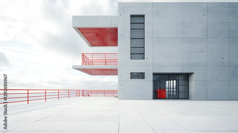 Leinwandbilder This image showcases the architectural design of a 3D model that highlights the airflow dynamics and emergency escape routes within a railway tunnel under construction  The minimalist