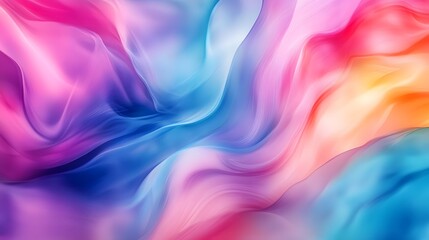 Obraz premium an abstract artistic design featuring flowing, colorful smoke-like patterns with shades of blue, purple, and orange 