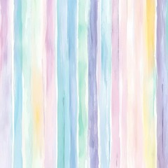 Soft Pastel Watercolor Stripes Background for Bright Designs