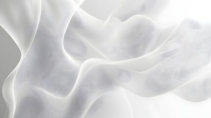 Obraz premium abstract elegant flowing satin fabric with soft shadows and highlights, creating a dreamy atmosphere