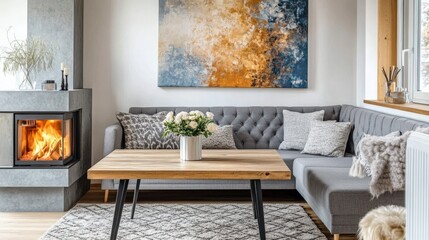 An empty room with wooden floors and white walls
