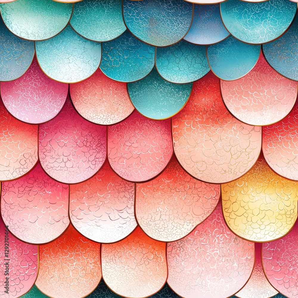 Poster a mesmerizing colorful pattern radiating energy and vibrancy with a unique artistic flair and design