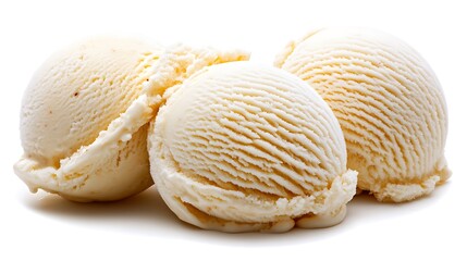 Delicious ice cream scoops kitchen food photography bright close-up dessert indulgence
