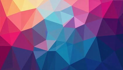 Fototapeta premium Origami-inspired geometric mosaic Gradient fill, polygonal shapes , graphic, artwork, hue
