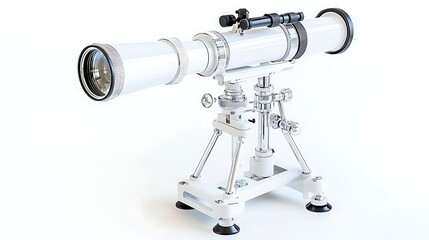 Exploring the night sky with a telescope home observatory photography indoor close-up astronomy