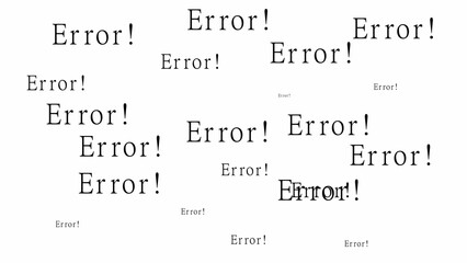 Error background illustration concept