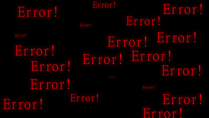 Error background illustration concept