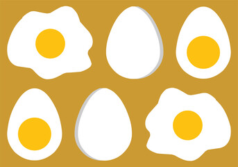 seamless background with eggs