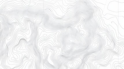 Abstract topographic map design with intricate contour lines creating a dynamic visual flow
